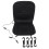 Car Seat Heating Pad DC12V 30-45W Black 100x50cm 3