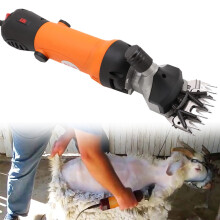 Sheep Shears 690W Electric Clippers, 6-Speed Heavy-Duty Grooming for Sheep Alpacas Llamas Thick Coats, Orange 220V