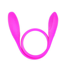 Vibrator Vibrating Egg With Double Motors Wearable G-Spot Bullet Egg Silicone Gel Sex Toy For Women Purple