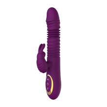 Vibrator Rabbit Vibrator With Thrusting Function G-Spot Vibrating Egg Anal And Vaginal Sex Toy For Women