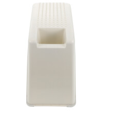 in per pedicure sgabello bagno bianco