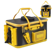 Bait Bucket Portable Multifunctional For Car, Beach, Kayak, Camping - Durable Plastic Bait Container