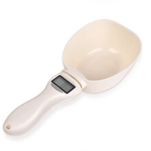 Pet Food Scale Electronic Measuring Tool Digital Display Dog Feeding Bowl Weighing Spoon
