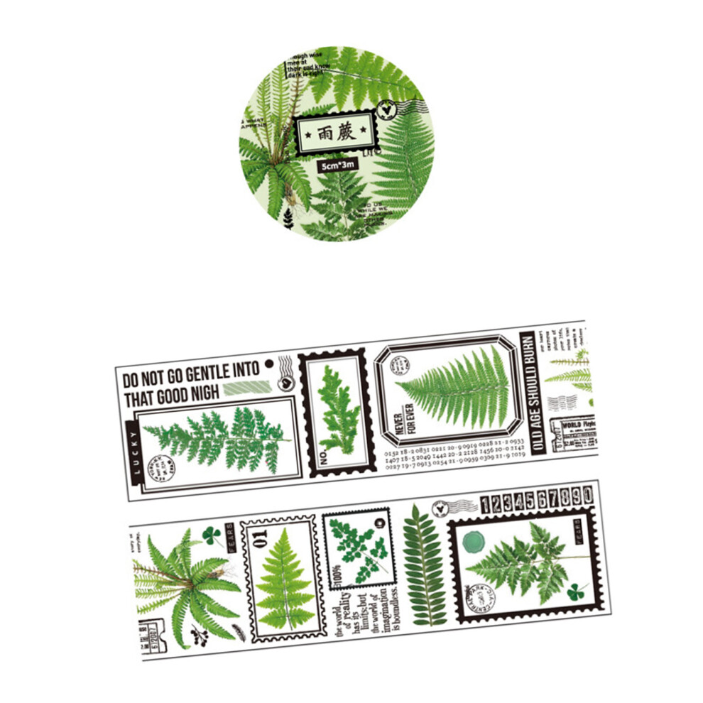 Clear PET Retro Plant Decorative Stickers for Scrapbook Diary-image-OPC-PKMNDXZ-NEW