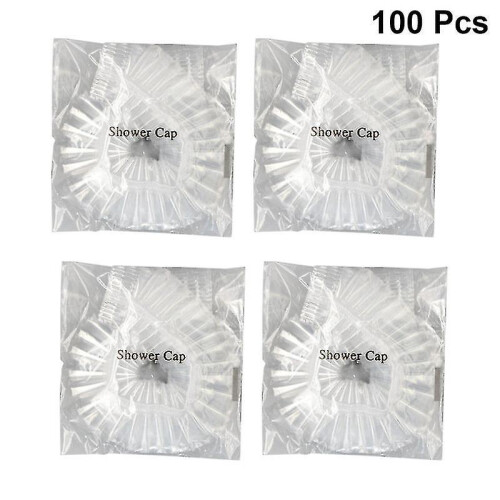 100pcs Salon Shower Caps 1
