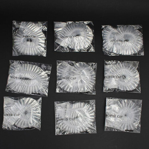 100pcs Salon Shower Caps 2
