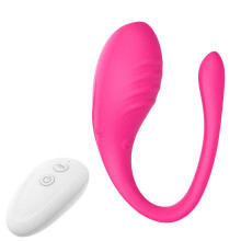 Vibrator Portable Jumping Egg G-Spot Vibrator For Women Remote Control Pink Egg Shaped Sex Toy