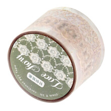 Lace PET Tape Decorative Adhesive Tape for Scrapbook Diary Album
