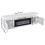 Living And Home Recessed Electric Fireplace TV Stand with Remote Control 7