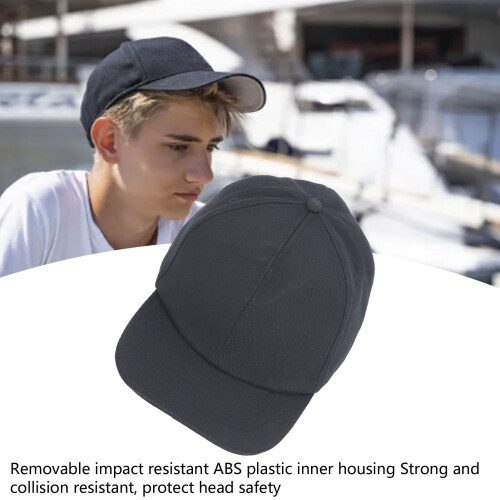 Protective Work Cap: Cotton Comfort ABS Inner Adjustable Fit 2