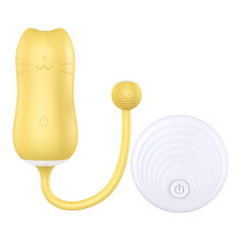 Vibrator Jumping Egg Masturbator Ball G Spot 10 Frequency Cute Shape Sex Toy For Women Yellow