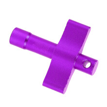 Square Port T Drum Wrench WE18 Purple Metal Adjustment Tool for Drums