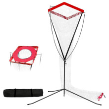 Volleyball Training Net - Adjustable Height And Angle For Serving Spiking Setting - Indoor Practice Equipment
