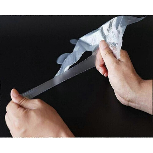 1000 Pcs Thin Disposable Gloves Eco-Friendly Plastic Clear Gloves 2