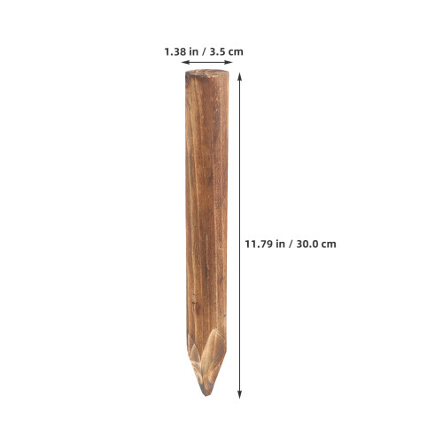 6 holzzäune 30 cm für garten, , terrasse, hof 1