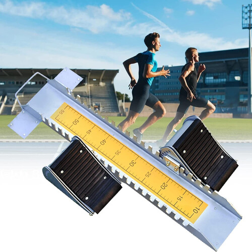 Sprint Starting Blocks Multi-Function Pro Starting Blocks Easy To Use And Install For Cinder Tracks And Grass
