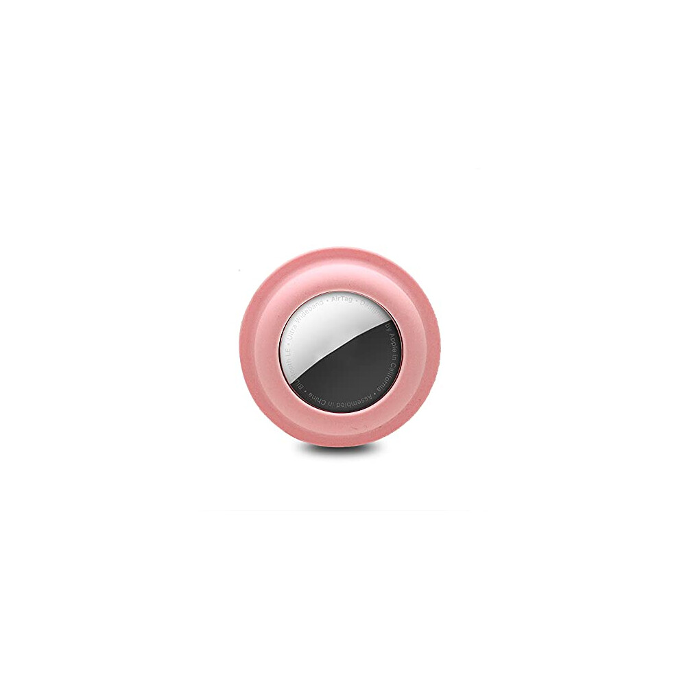 Stick On Case Silicone Protective Holder For Apple Airtag Wallet Self Adhesive Mount Pink 9016109972835