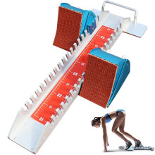 Athletics Starting Block Adjustable Angles Non-Slip Pedals For Plastic And Cinder Tracks Rust-Resistant Runway Block