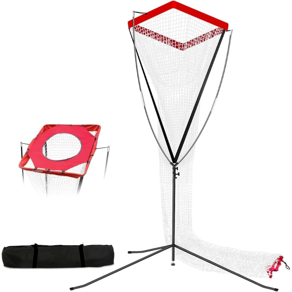 Volleyball Trainer Net - Adjustable Height And Angle For Serving, Spiking, Setting - Indoor Practice Net-image-OPC-PKMPFPB-NEW