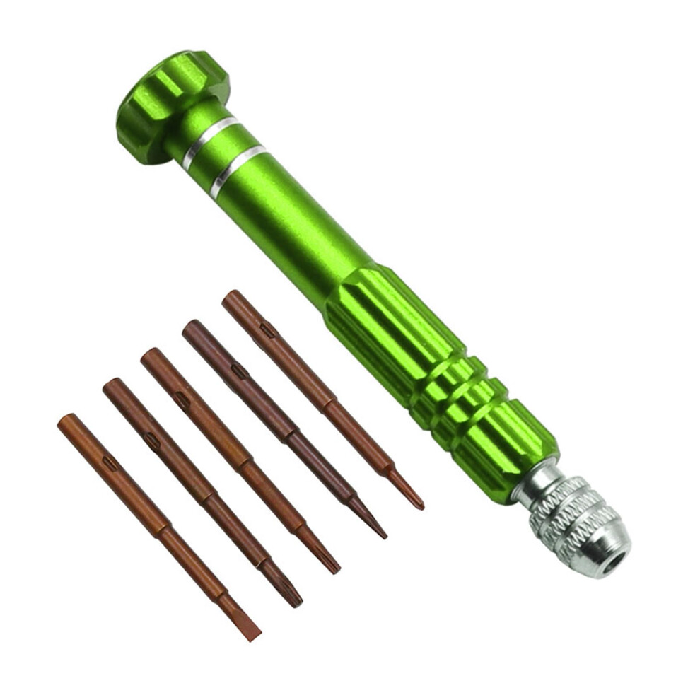 5 In 1 Screwdriver Disassembly Set For Electronics Repair Kit, Precision Mini Bits, For Computers Glasses Clocks 9393856842186