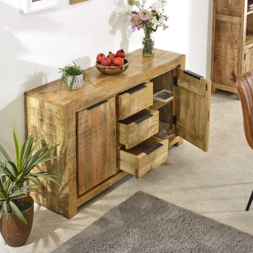 Surrey Solid Wood Large Sideboard 2 Door 3 Drawer 2
