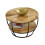 Surrey Solid Wood & Metal Coffee Table With Shelf 5