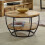 Surrey Solid Wood & Metal Coffee Table With Shelf 1