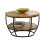Surrey Solid Wood & Metal Coffee Table With Shelf 2