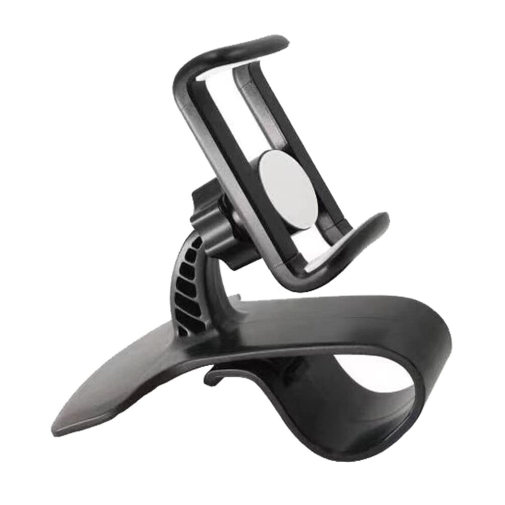 Car Phone Holder Clip 360 Degree Rotation Universal Dashboard Car Mount Antislip Phone Stand For Iphone Samsung Android Gps Black 9354506823795