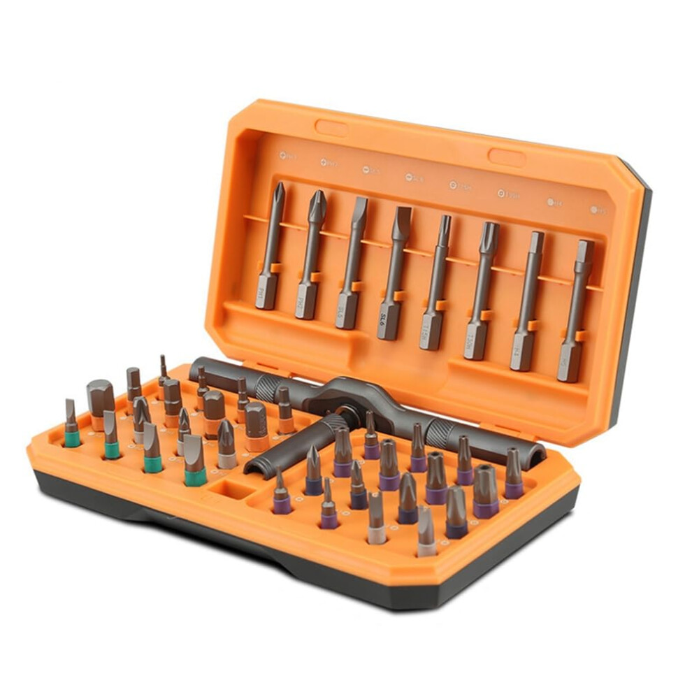 42 In 1 Magnetic Screwdriver Set, Diy Ratchet Screwdriver, Detachable Ratchet Handle, Multi Bit Magnetic Drive 9393856842797