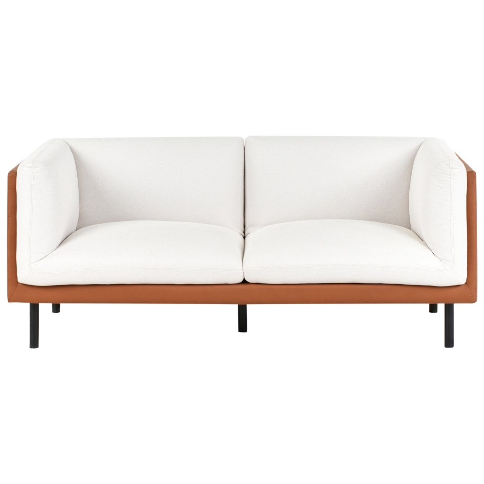 Sofa 2 Seater VORGOD Fabric Off-White