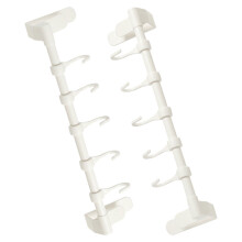 2er-pack küchentuchhalter für schranktür und schublade, hakenleiste