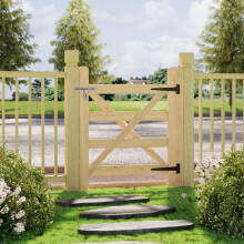 Spruce Wood Garden Gate with 8 Inch Door Latch W76 x H90cm