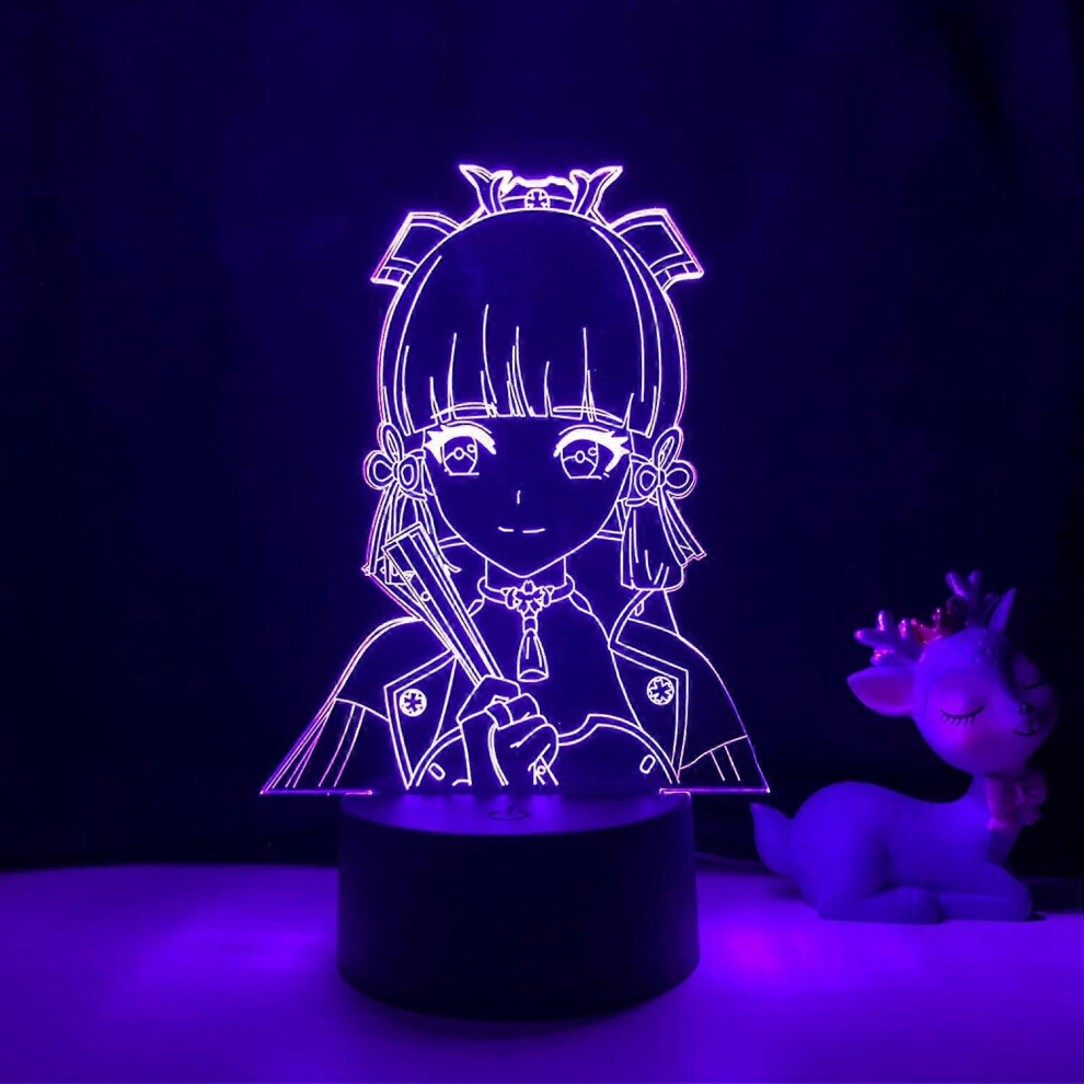 Kikidex (As Show, One Size) Xyc Genshin Impact Led Night For Child Bedroom Decor Kids Birthday Gift Genshin Impact Led Night Lamp Bedside Light