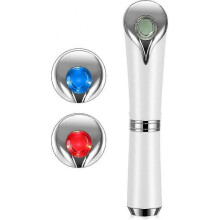 Eye Massager Red Blue Light Jade Eye Care,Electric Eye Massager Vibration Anti Aging Eye Wrinkle Massager Remove Dark Circles Cosmetic Device for Eyes