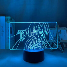 (As show, One size) XYC Anime Illusion Lamp Anime Led Light Akame Ga Kill for Bedroom Decoration Gift Room Decor Table 3D Lamp PXJD