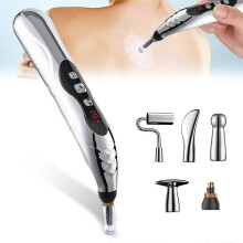 Acupuncture Pen, 5-in-1 Electronic Acupuncture Pen, Pain Relief Therapy, Rechargeable Powerful Meridian Energy Massage Pen