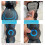 Electromagnetic Wave Leg Massager Mini Cervical Massager 6 Modes Adjustable for Pain Relief (1set (5pcs)) 2