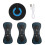 Electromagnetic Wave Leg Massager Mini Cervical Massager 6 Modes Adjustable for Pain Relief (1set (5pcs)) 1