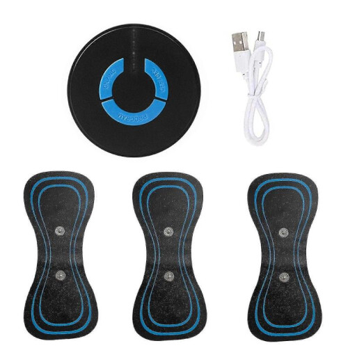 Electromagnetic Wave Leg Massager Mini Cervical Massager 6 Modes Adjustable for Pain Relief (1set (5pcs))
