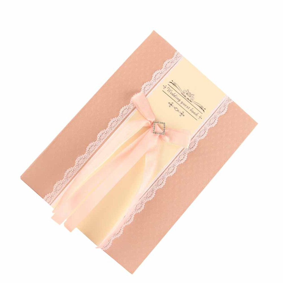 TaśMa Haftowana KryształKami Z Napisem, Koronka RóżOwa Do KsiążKi ObecnośCi-image