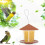 Vogelfutterstation, innovativer Schnappdeckeltyp, 11