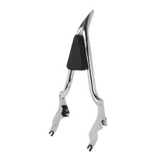 Motorbike Detachable Rear Passenger Backrest Sissy Bar Seat Back Cushion For Harley-Davidson Touring Street Glide 09-22