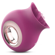 Vibrator G-Spot Egg Vibrator Cute Shape Red Clit Nipple Massage Oral Tongue Vibe For Women