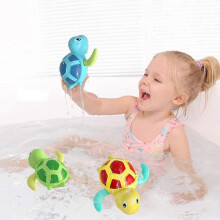 Bath Toys 1-3 Years Old, Adorable Multicolor Floating Bath Animal Toys - [3 Pieces]
