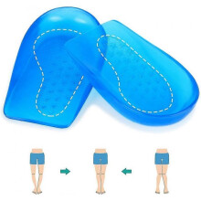 O/x Type Leg Orthopedic Insoles, Heel Pads Heel Support for O/x Type Leg, Heel Gel Pads Orthopedic Inserts for Supination And Pronation
