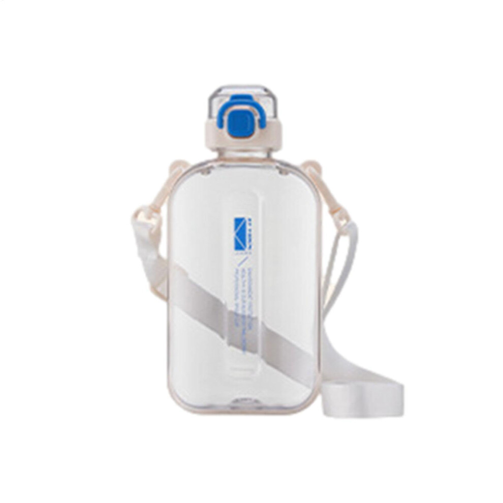 Sports Water Bottle 750ml Leakproof Gym Bottle White Waterbottle For School Travel