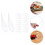 20Pcs Clear Tear-Drop Tasting for Appetizers 4