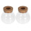 2 pezzi vasi idroponici in 480 ml con in 10