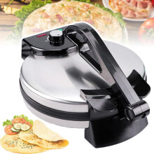 Electric Pancake Maker With Non-Stick Cooking Plates And LED Indicator, For Crepes Muffins Omelettes Chapati